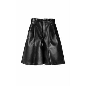 Comme Des Garçons Shirt Leather Wide leg shorts